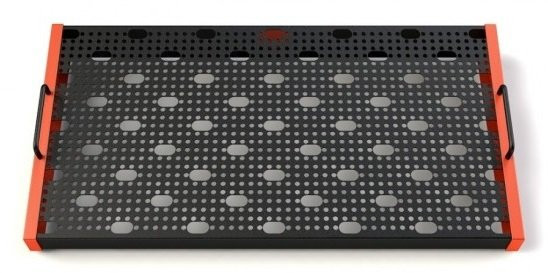 Temple Audio Templeboard DUO 12.5x24in Pedalboard in Temple Red