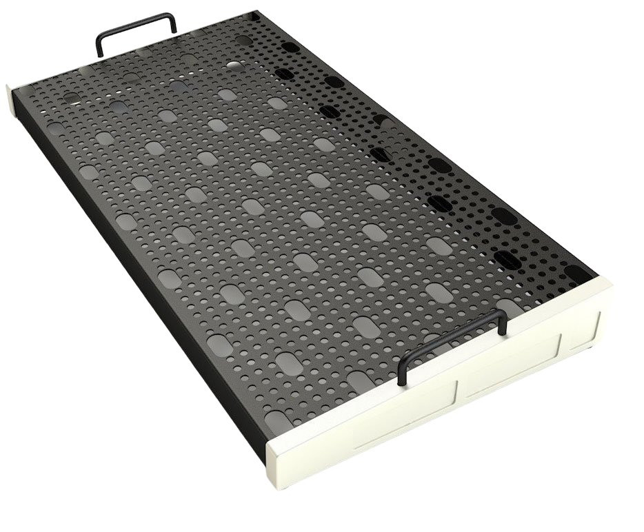 Temple Audio Templeboard DUO 12.5x24in Pedalboard in Vintage White