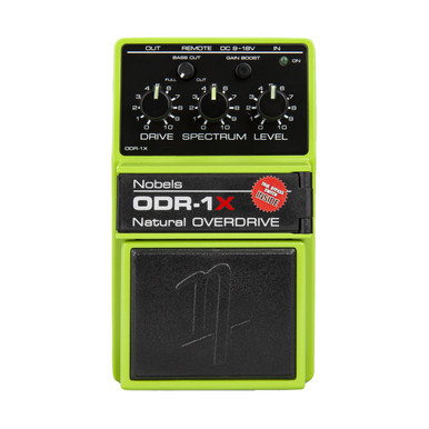Nobels ODR-1X Analog Natural Overdrive Pedal with Bass Cut Switch
