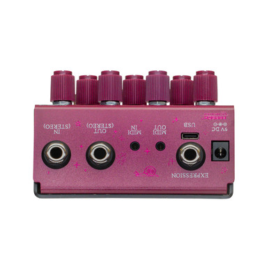 Old Blood Noise Endeavors Sunlight Stereo Modulated Reverb Pedal in Maroon