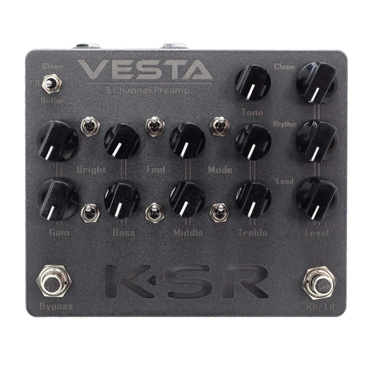 KSR VESTA 3 Channel 80s/90s Preamp Pedal