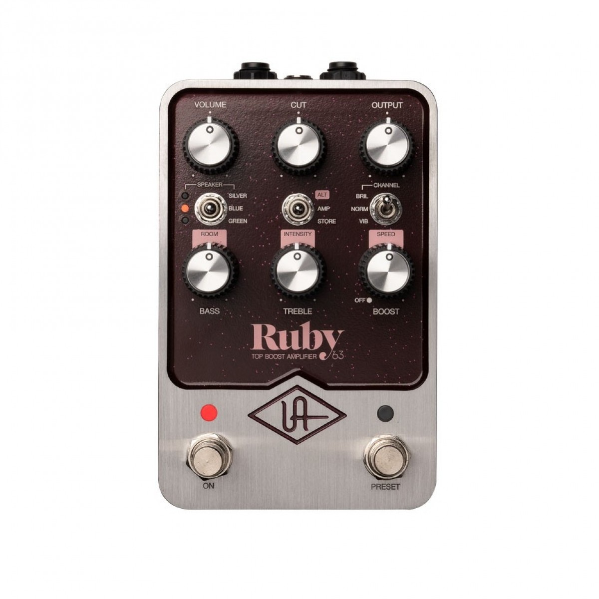 Universal Audio UAFX Ruby 63 Top Boost Amplifier Pedal