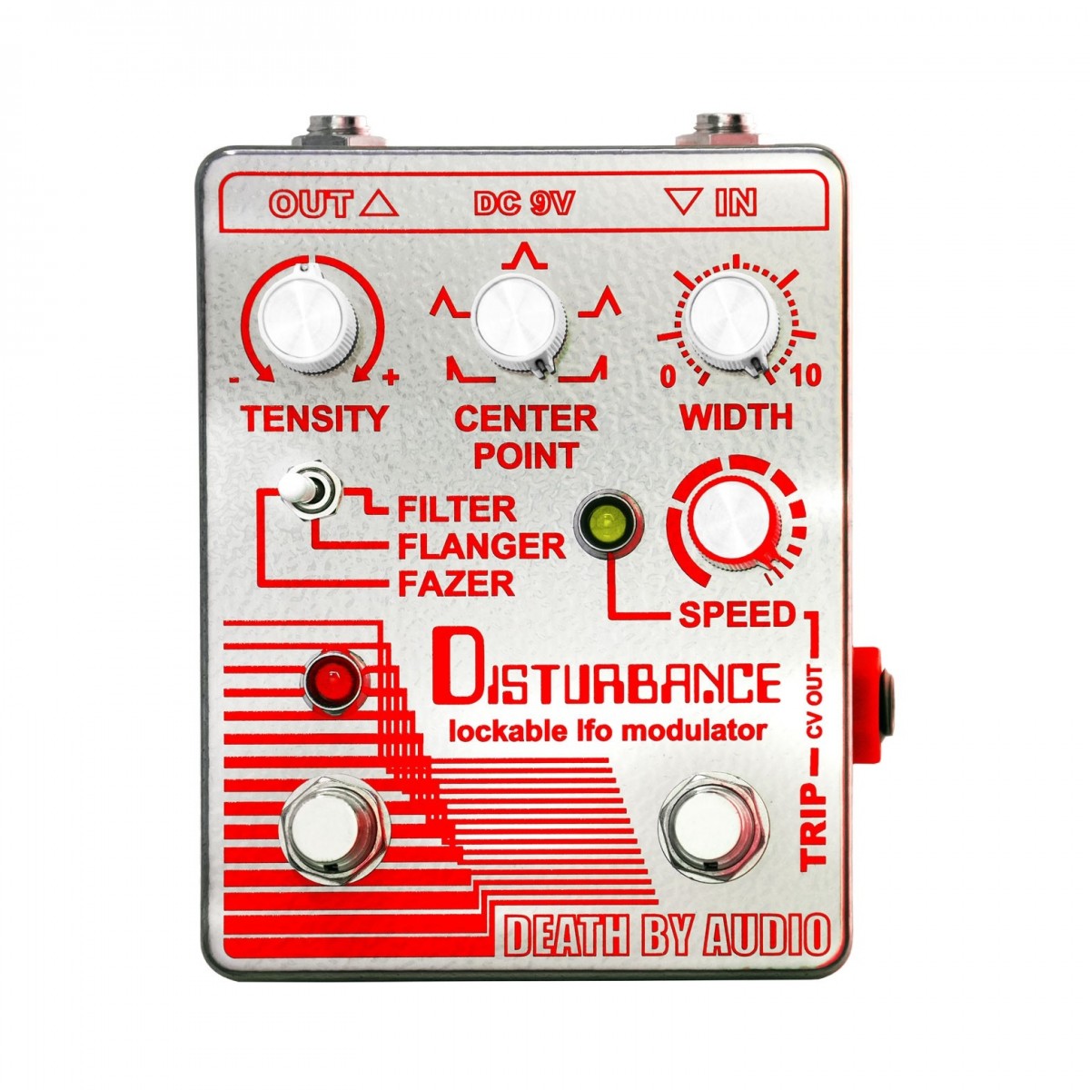 Death By Audio Disturbance Lockable LFO Modulator Pedal