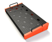 Temple Audio Templeboard SOLO 8.5x18in Pedalboard in Temple Red - Image 4