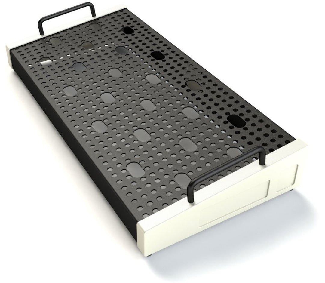 Temple Audio Templeboard SOLO 8.5x18in Pedalboard in Vintage White