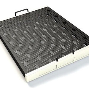 Temple Audio Templeboard TRIO 16.5x21in Pedalboard in Vintage White - Image 2