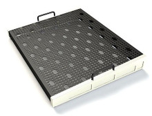 Temple Audio Templeboard TRIO 16.5x21in Pedalboard in Vintage White - Image 2