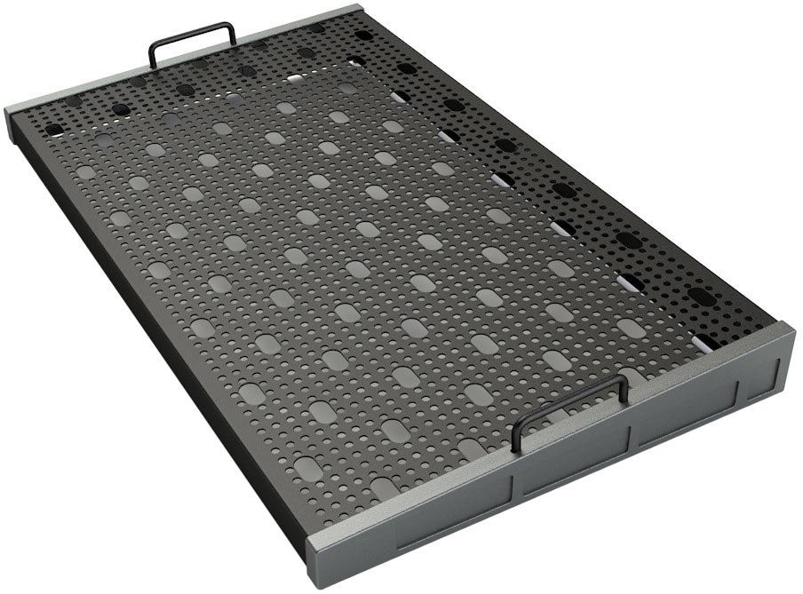 Temple Audio Templeboard TRIO 16.5x28in Pedalboard in Gunmetal