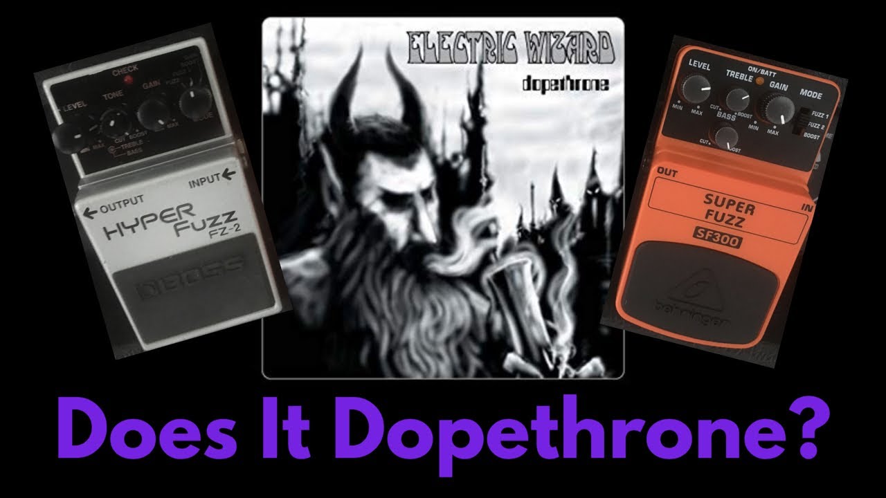 Boss FZ-2 Hyperfuzz vs Behringer SF300 Superfuzz – Electric Wizard Tone!