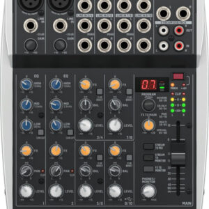 Behringer XENYX 1002SFX Mixer with USB Streaming Interface & Klark Teknik Effects