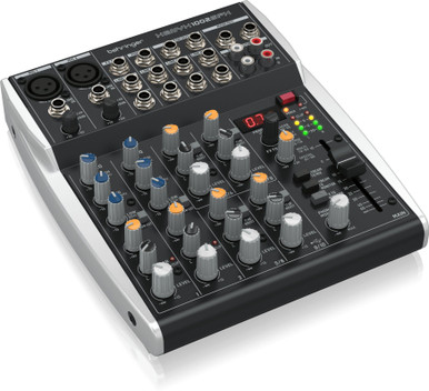 Behringer XENYX 1002SFX Mixer with USB Streaming Interface & Klark Teknik Effects