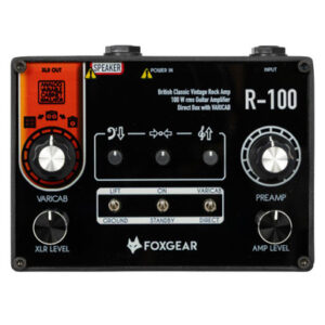 Foxgear R-100 British Classic Vintage Rock 100W Guitar Amp Pedal - Image 1