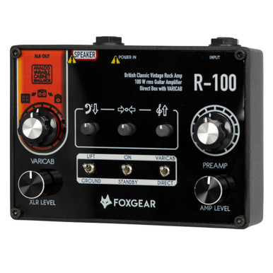 Foxgear R-100 British Classic Vintage Rock 100W Guitar Amp Pedal