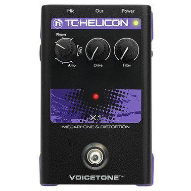B Stock : TC Helicon VoiceTone X1 Megaphone & Distortion Vocal Pedal - 007