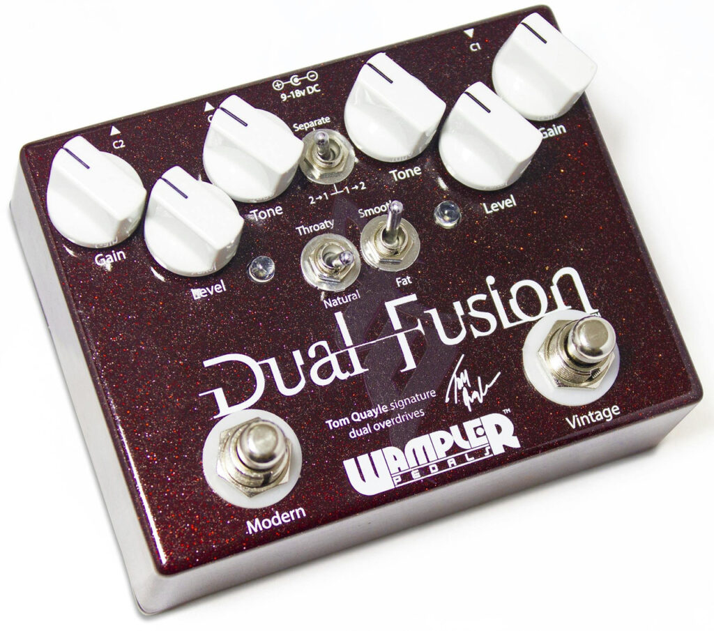 Wampler Dual Fusion Drive Guitar Effect Pedal