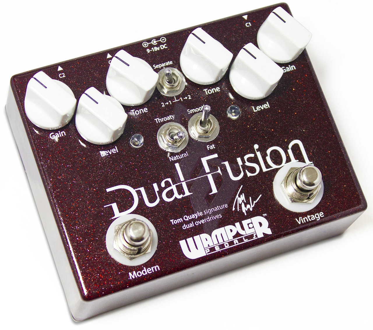 Wampler Dual Fusion Drive Guitar Effect Pedal - Image 5