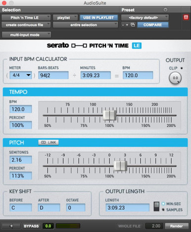 Serato Pitch 'n' Time LE
