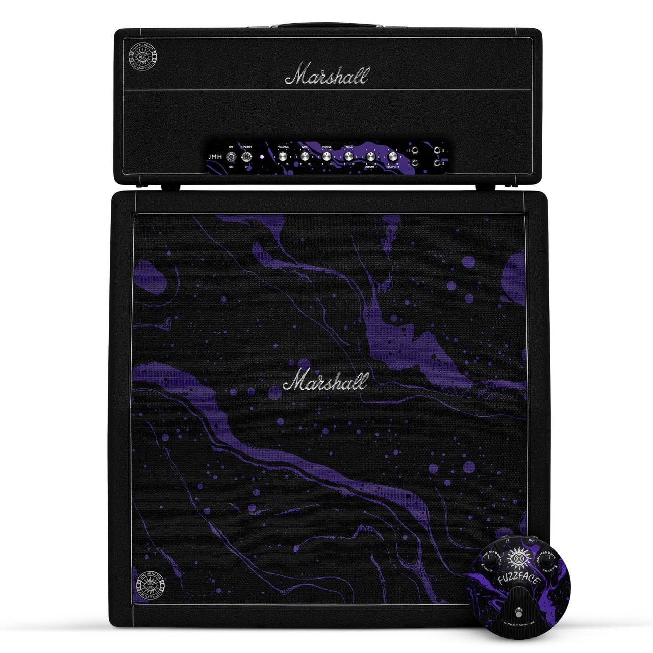Marshall Jimi Hendrix 60th Anniversary Edition 1959 JMH Amp Half Stack & Fuzz Face Pedal Bundle - Image 3