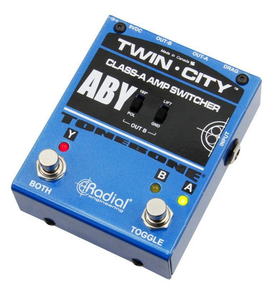 Radial Engineering Bones Twin City Buffered ABY Pedal