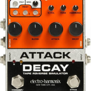 Electro Harmonix Attack Decay Tape Reverse Simulator Pedal - Image 1