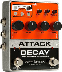Electro Harmonix Attack Decay Tape Reverse Simulator Pedal - Image 3