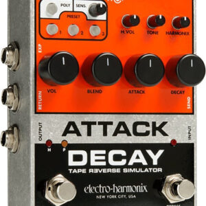 Electro Harmonix Attack Decay Tape Reverse Simulator Pedal - Image 4