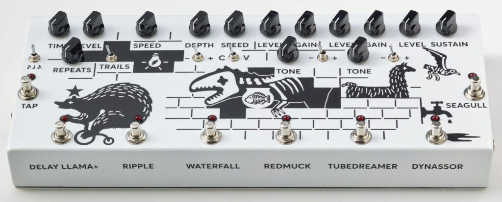 JAM Pedals Pink Flow Multi FX Pedal