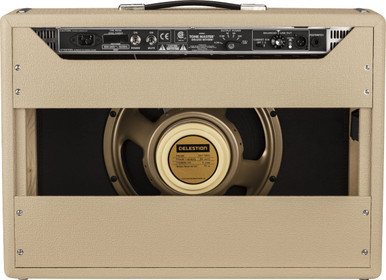 Fender Tone Master Deluxe Reverb Blonde Amplifier - Image 4