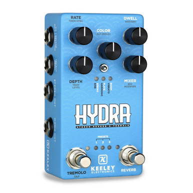 Keeley Electronics Hydra Stereo Reverb & Tremolo Pedal - Image 4