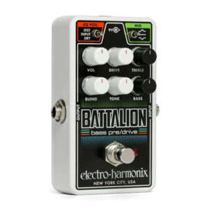 Electro Harmonix Nano Battalion Bass Preamp Overdrive Pedal - Image 1