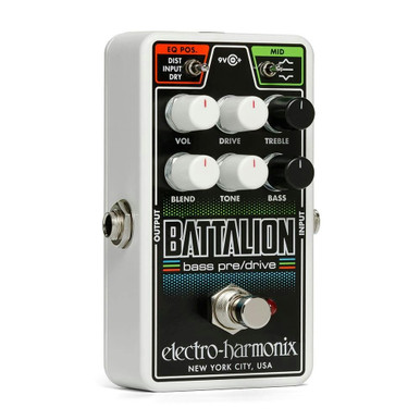 Electro Harmonix Nano Battalion Bass Preamp Overdrive Pedal - Image 1