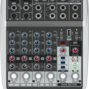 Behringer Xenyx QX602MP3 Analog Mixer with Effects