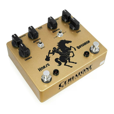 Ceriatone Horse Breaker Overdrive Pedal in Gold - Image 4