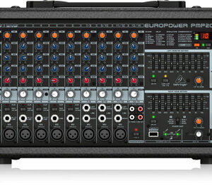 Behringer PMP2000D 2000-Watt 14-Channel Powered Mixer with Klark Teknik Multi-FX Processor