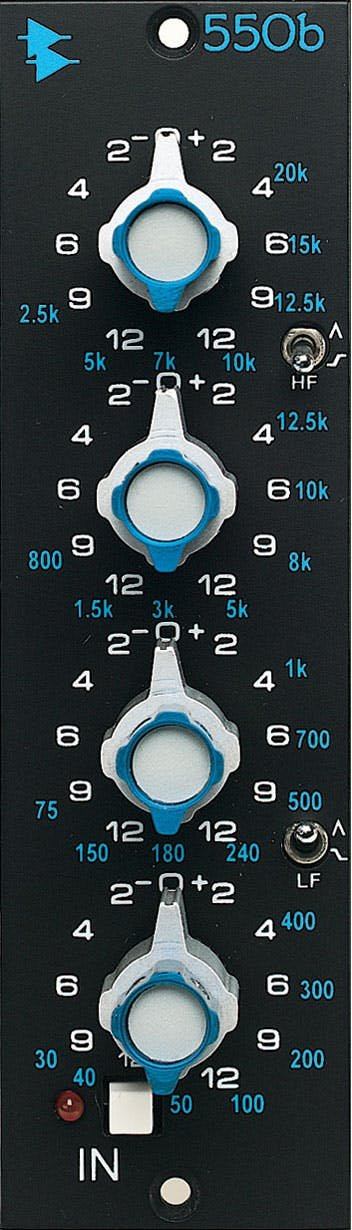 API 500 Series 550B Discrete 4 Band EQ