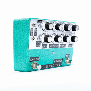 Shin's Music Dumbloid Twin Overdrive Pedal in Emerald Hammertone - Image 4