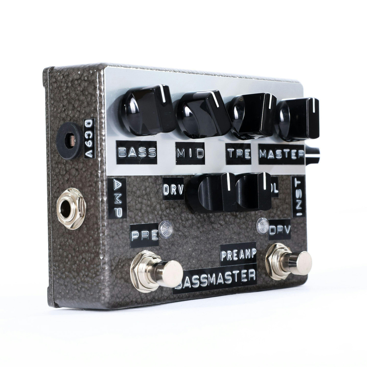 Shin's Music Bass Master Pre-Amp Pedal in Grey Hammertone - Image 5