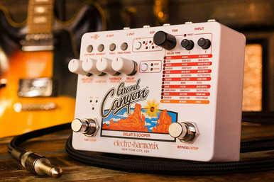 Electro Harmonix Grand Canyon multi function delay and looper pedal