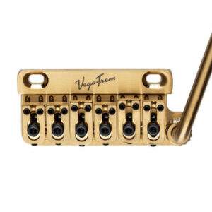 Vega-Trem Ultra 2-Point Floating Tremolo System in Polished Gold