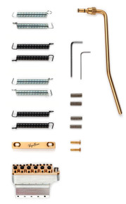 Vega-Trem Ultra 2-Point Floating Tremolo System in Polished Gold - Image 3