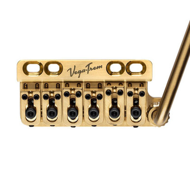 Vega-Trem Ultra 6 Screw Floating Tremolo System in Polished Gold