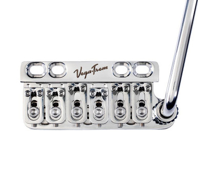 Vega-Trem Ultra 6 Screw Floating Tremolo System in Polished Steel