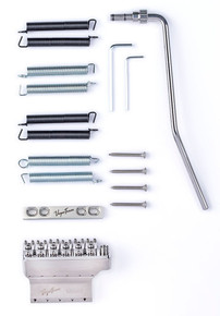 Vega-Trem Ultra 6 Screw Floating Tremolo System in Polished Steel - Image 3