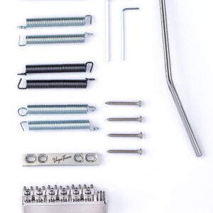 Vega-Trem Ultra 6 Screw Floating Tremolo System in Polished Steel - Image 4
