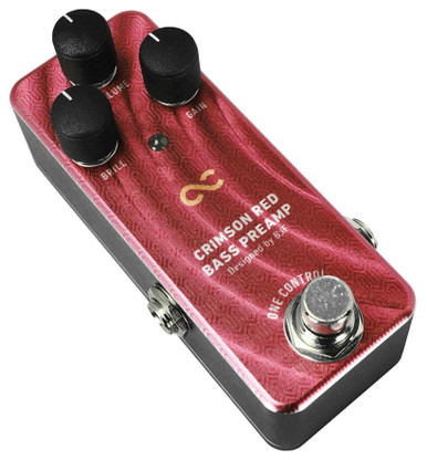 One Control BJF Series Crimson Red Bass Preamp Pedal