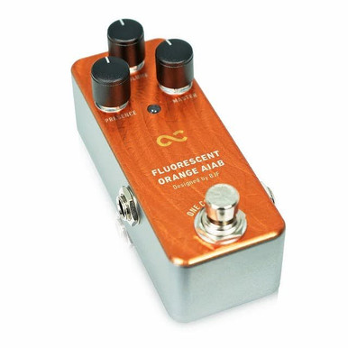 One Control BJF Series Fluorescent Orange AIAB Distortion Pedal - Image 4
