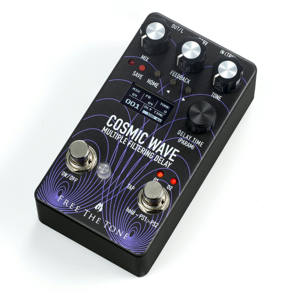 Free The Tone CW-1Y Cosmic Wave Multiple Filtering Delay Pedal