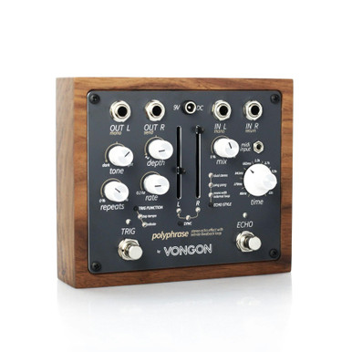 Vongon Polyphrase Stereo Echo with Infinite Feedback Loop Pedal