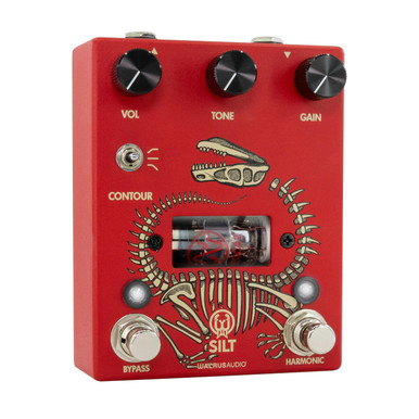 Walrus Audio SILT Harmonic Tube Fuzz Pedal in Red - Image 4