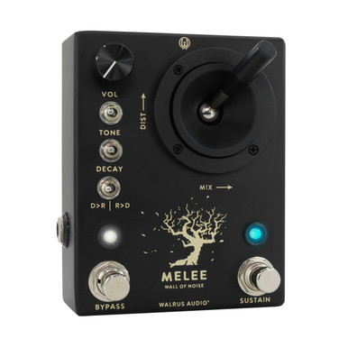 Walrus Audio Melee Reverb Distortion in Black - Image 4